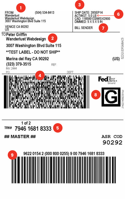 Shipping Lable